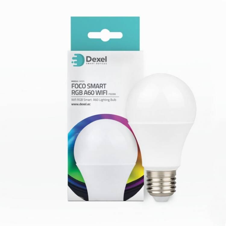 Foco Led Wifi Dexel A65 11W Rgb+Dim+Cct